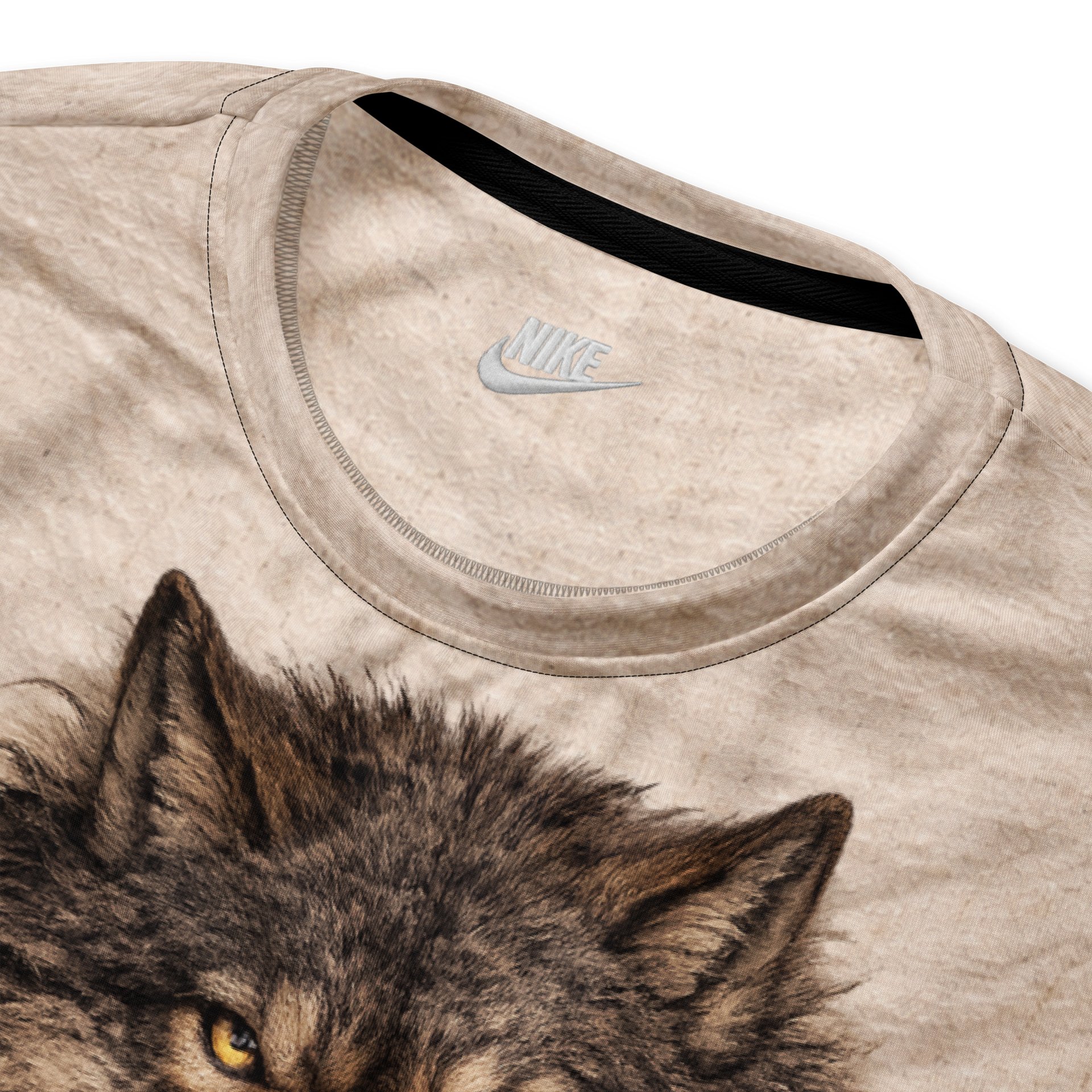 Nike Wolf Ripping Through Shirt - Alpha Wolf Graphic Sweatshirt - 3D Shredded Effect Nike Sportswear product image (5)