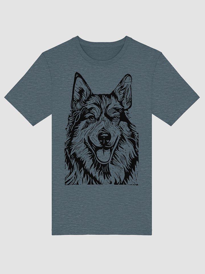 Smiling Pup Line Drawing T-Shirt product image (11)