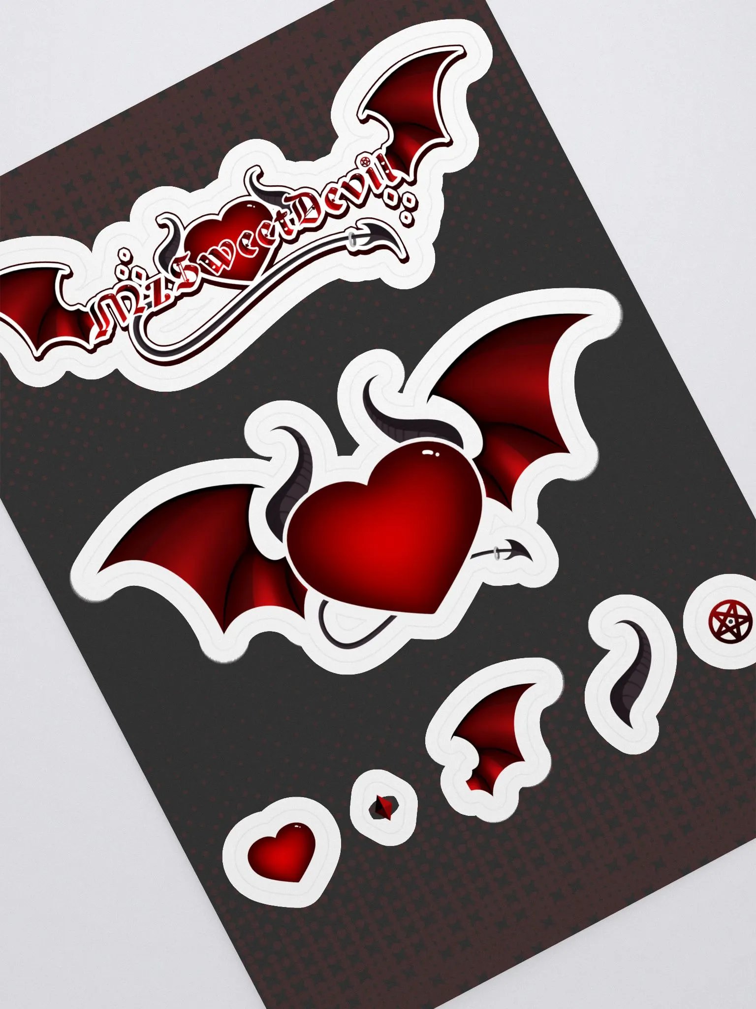 MzSweetDevil 2.0 Logo Sticker Sheet product image (1)