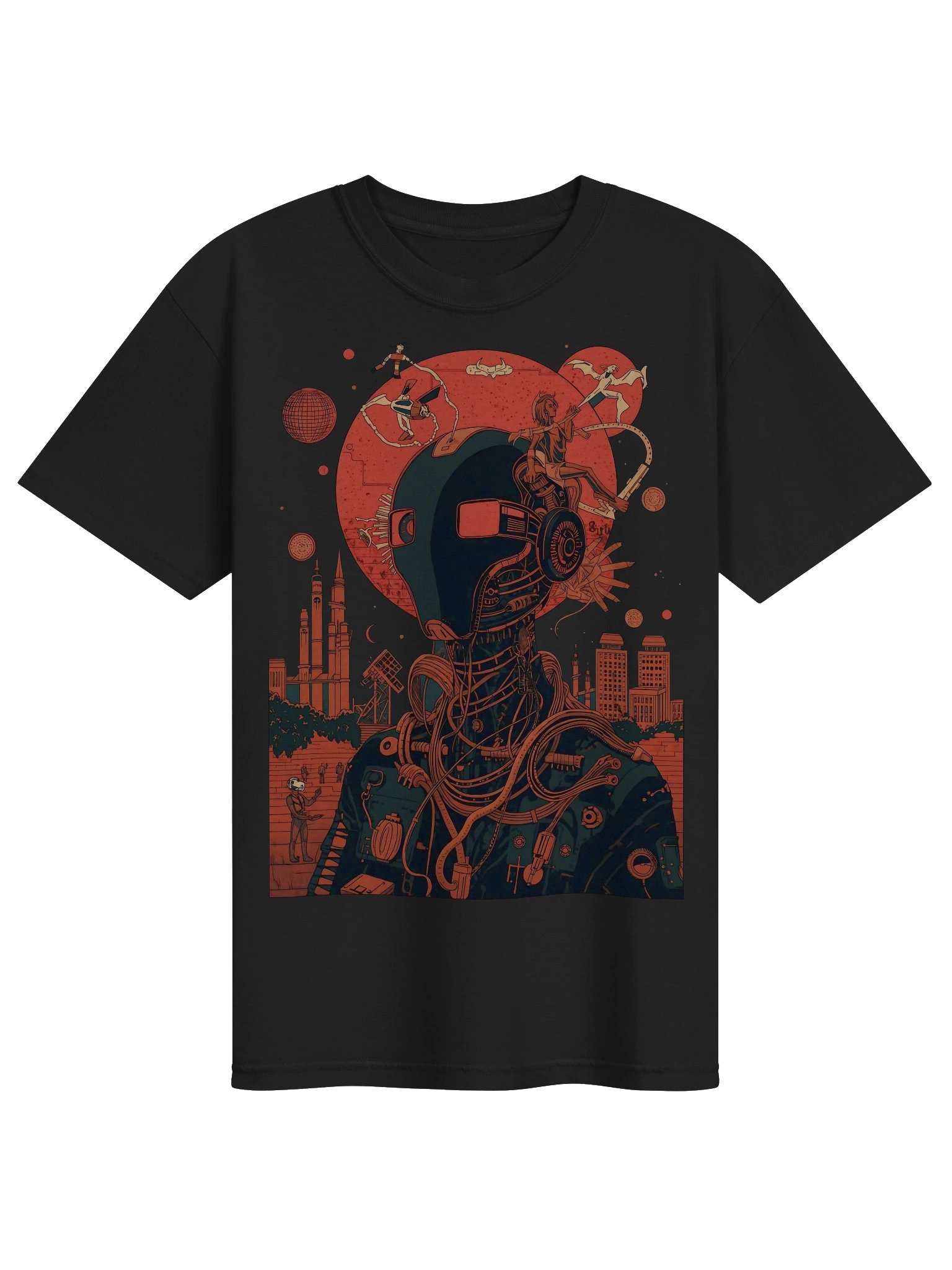 Cyber Wisdom Seeker Heavyweight T-Shirt product image (1)