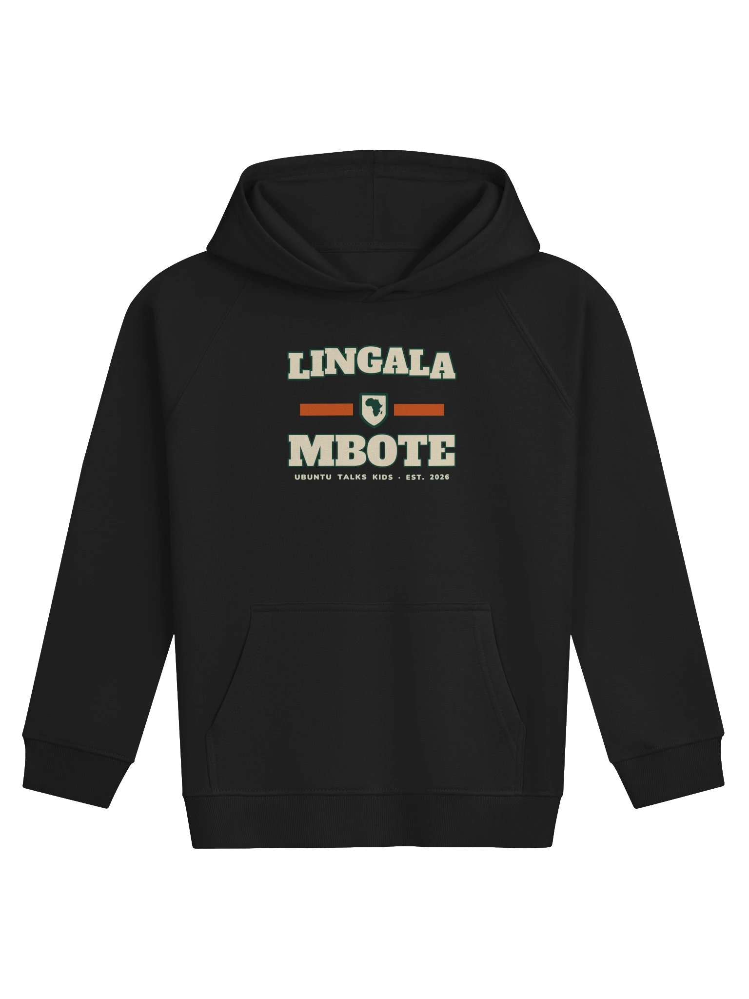 Little Language Club — MBOTE | Lingala Kids Eco Hoodie product image (1)