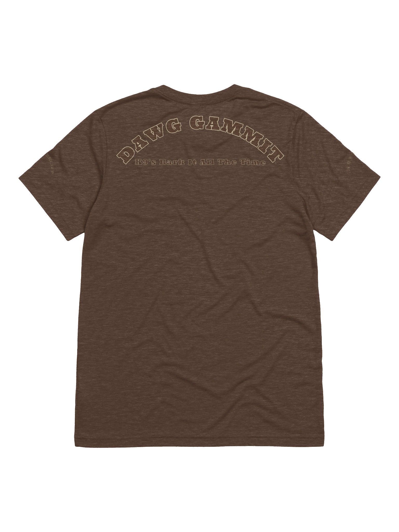 DAWG GAMMIT™ WANTED Great Dane Triblend T-Shirt product image (21)
