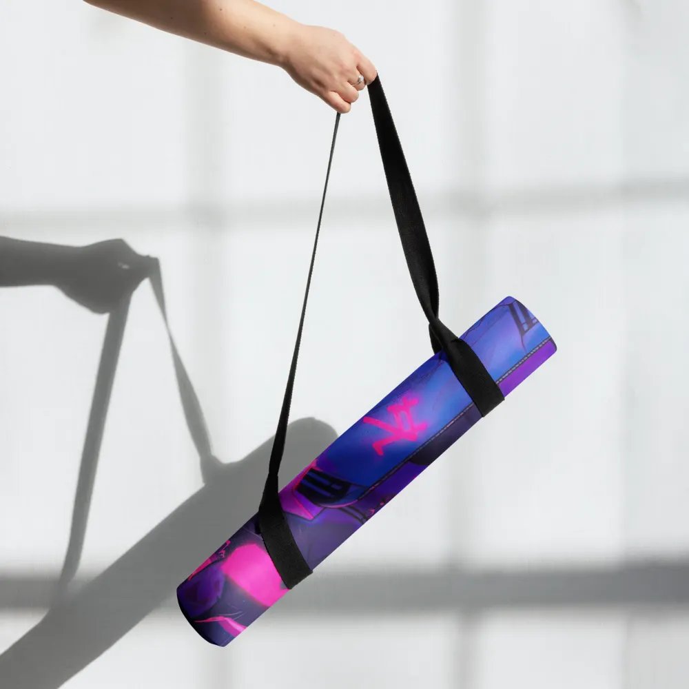 Neon Cat Yoga Mat product image (7)