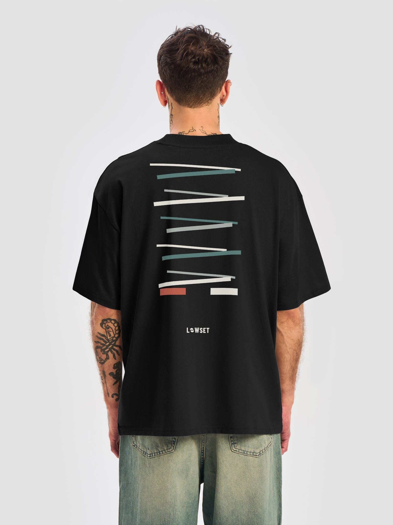 LOWSET / CROSSFADE 23 — Organic Oversized Tee product image (6)