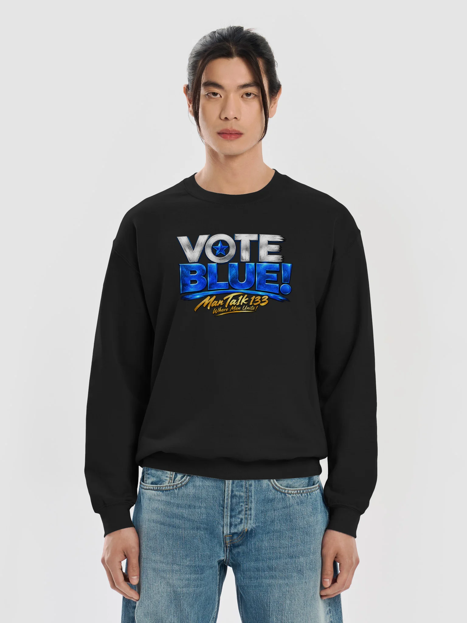 VOTE BLUE! Sweatshirt — Bold Convictions. Unapologetic Style! product image (50)