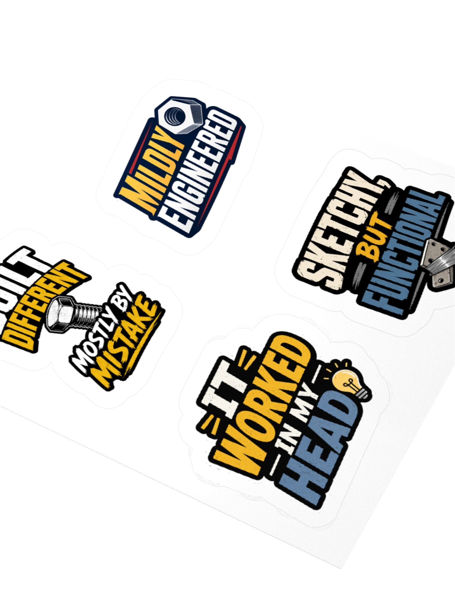 Sketchy but Functional Sticker Pack product image (7)