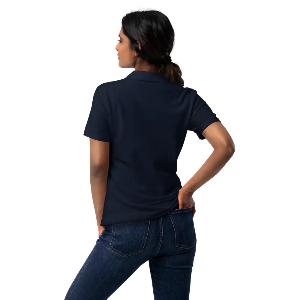 Ladies Polo Shirt (Black embroided logo) product image (12)