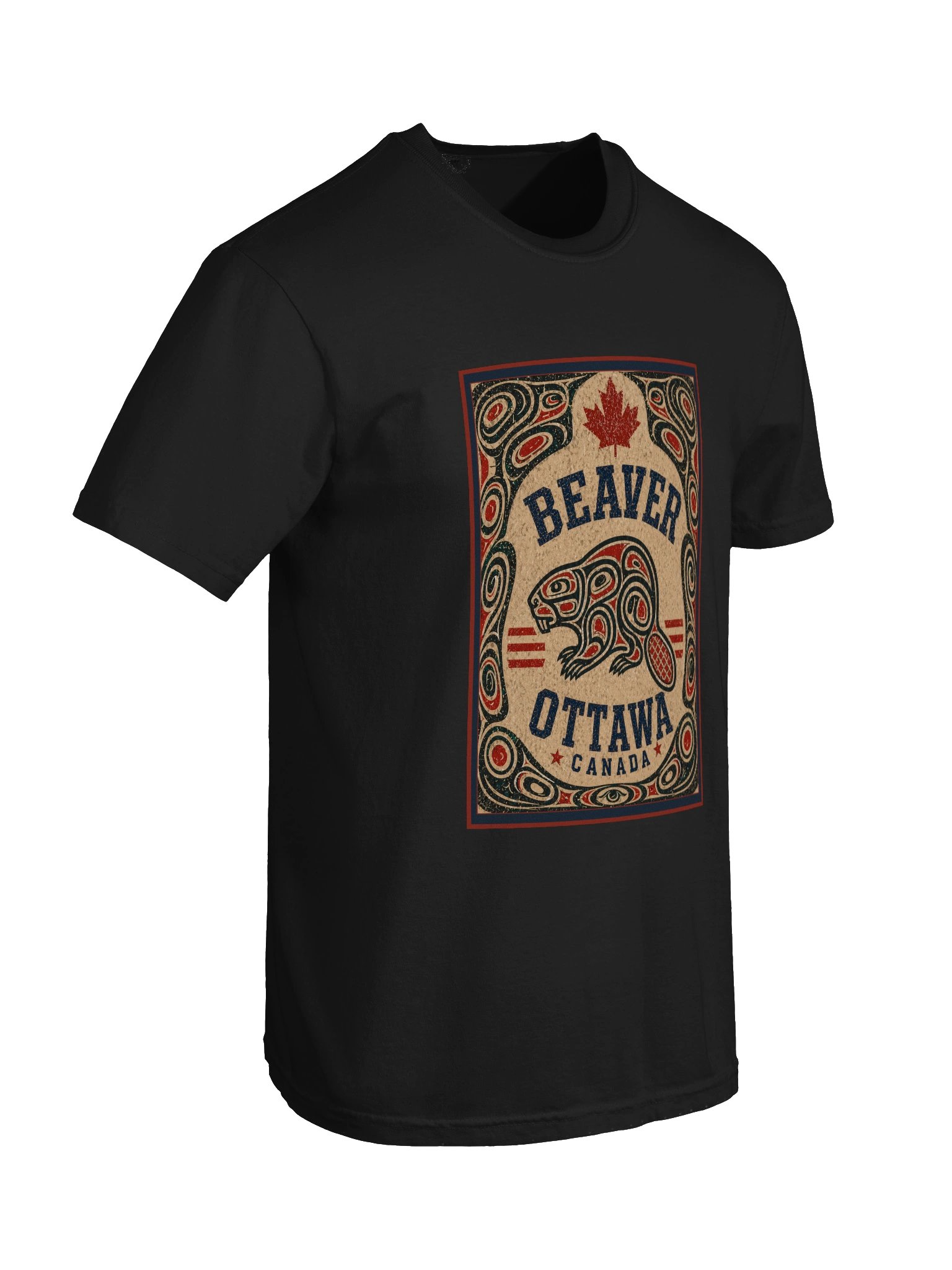 "HAIDA BEAVER OTTAWA" 100% cotton T-shirt product image (5)