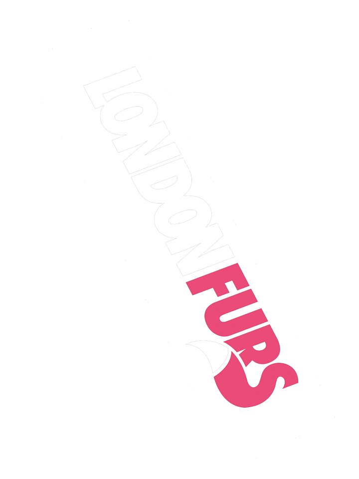 LondonFurs Logo White Red - Sticker product image (2)