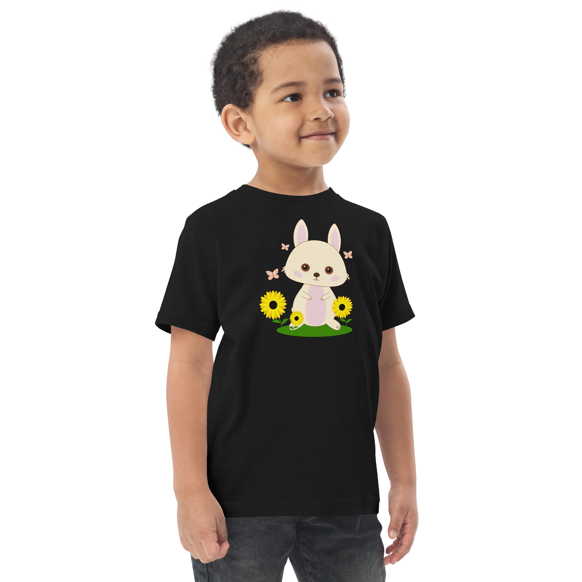 Soft Paws & Petals Bunny Toddler Jersey T-Shirt product image (2)