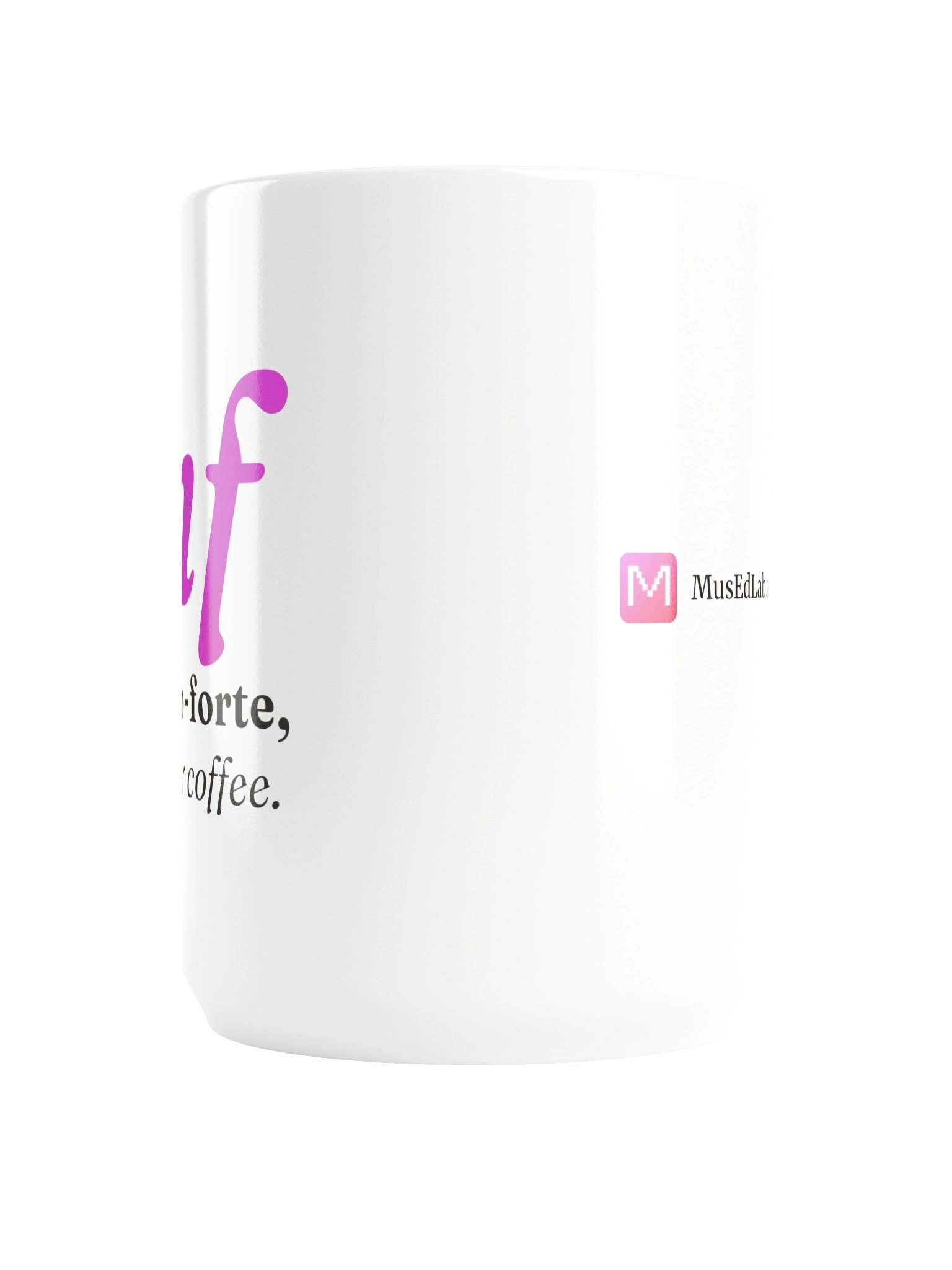 Mezzo-Forte Mug - White product image (2)