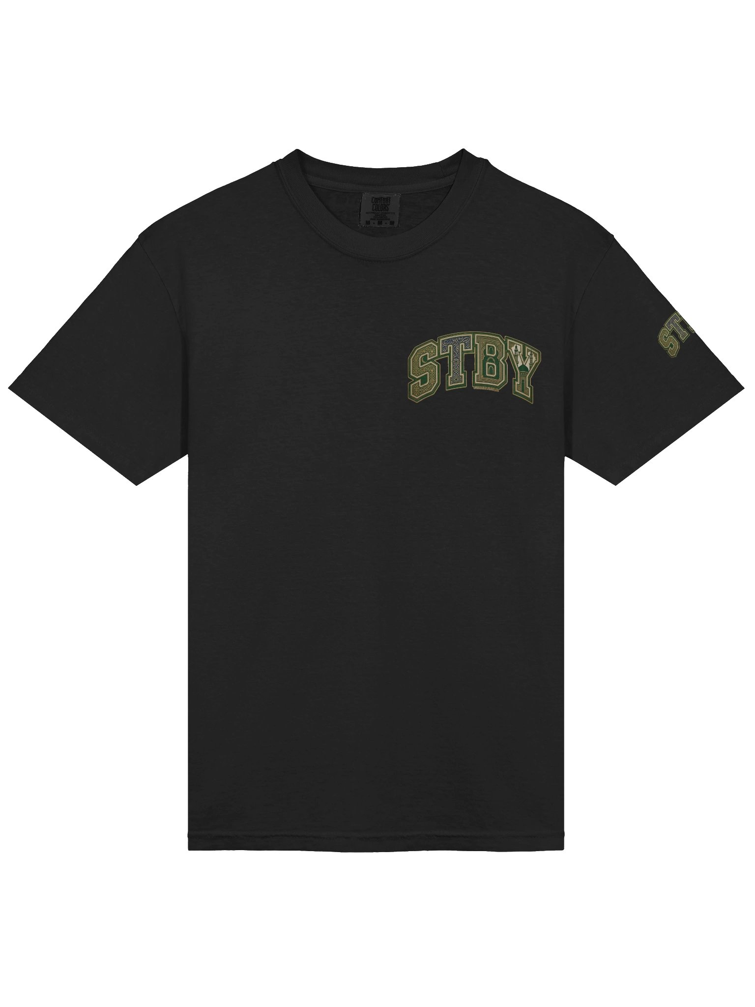 Intricate STBY Green & Gold T-Shirt product image (23)