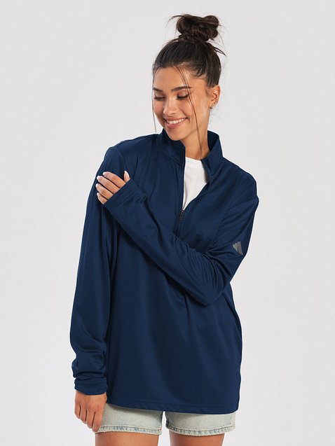 Photo showing Adidas Lightweight Quarter-Zip Pullover