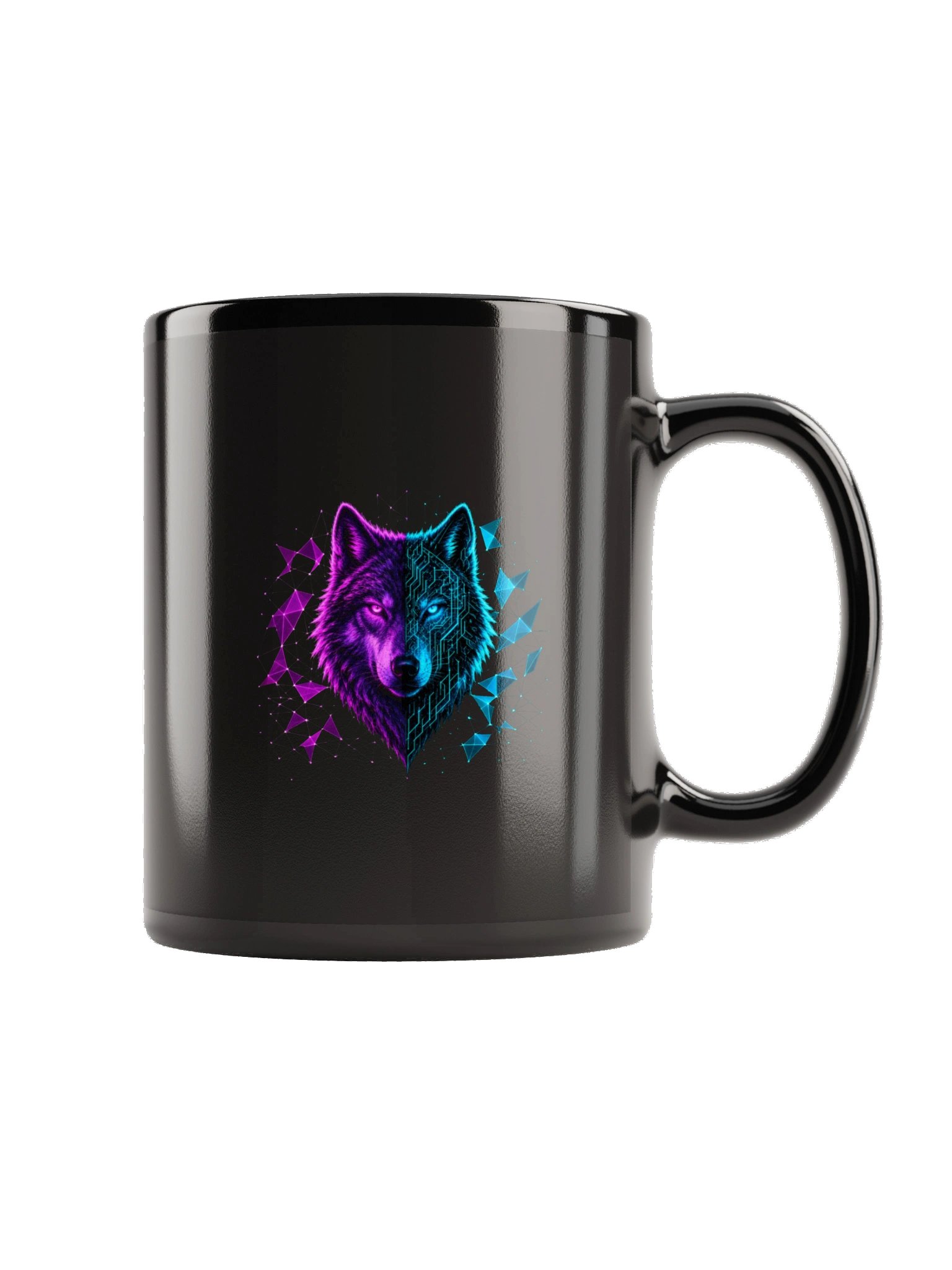 Clutch Neon Wolf Glossy Mug product image (6)