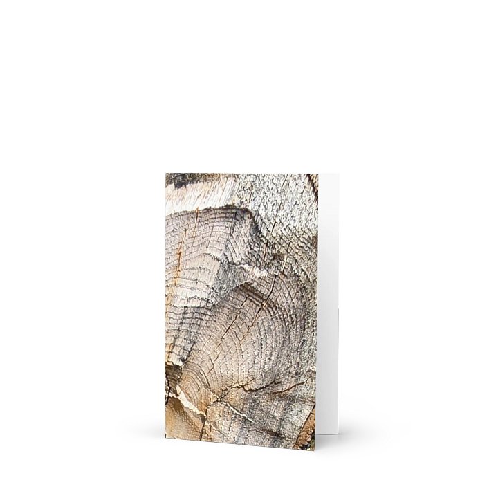 Tree Rings Greeting Card (blank) product image (1)