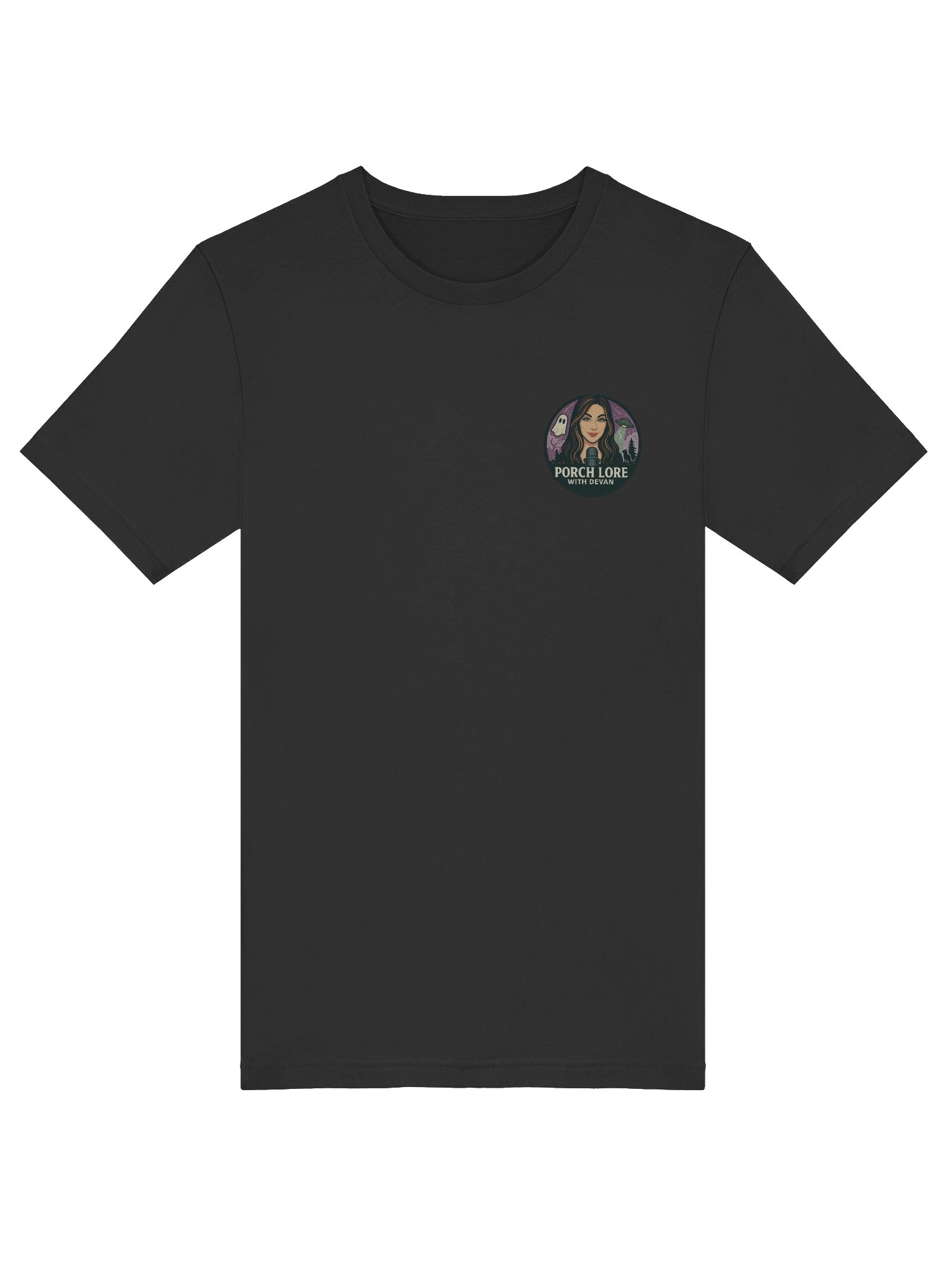 MOTHMAN LURKER W/ FRONT LOGO SUPER SOFT T-SHIRT (SOLID COLORS) product image (5)
