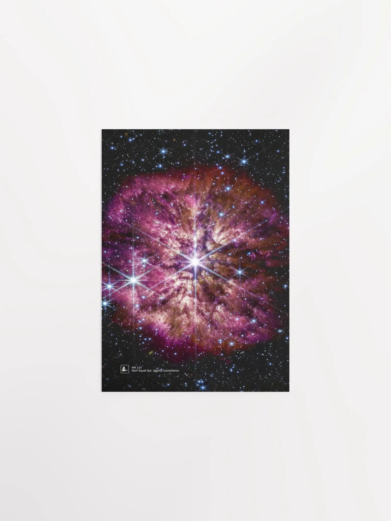 WR 124 (James Webb/JWST), Wolf-Rayet Star, Sagitta Constellation (James Webb/JWST) — space poster product image (9)