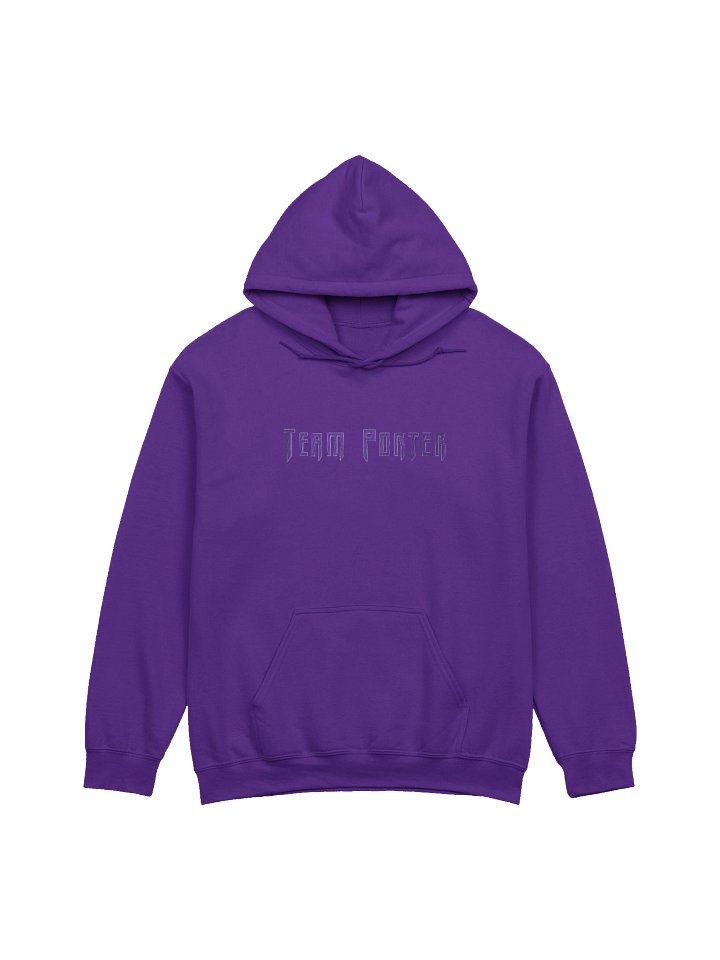 Team Porter Monochrome Embroidered Unisex Hoodie | Purple/Purple product image (1)