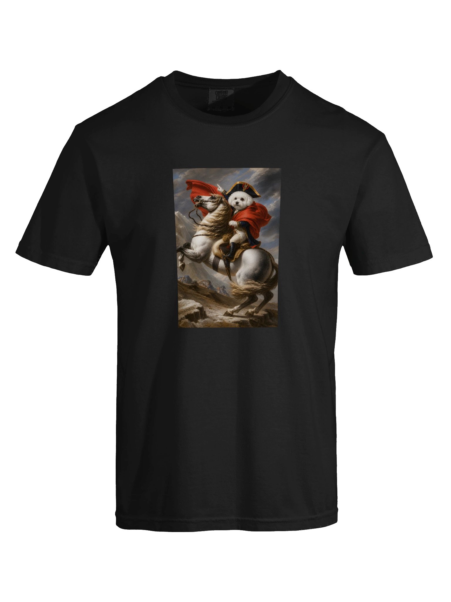 Bichon Napoleon Crossing the Alps T-Shirt product image (4)