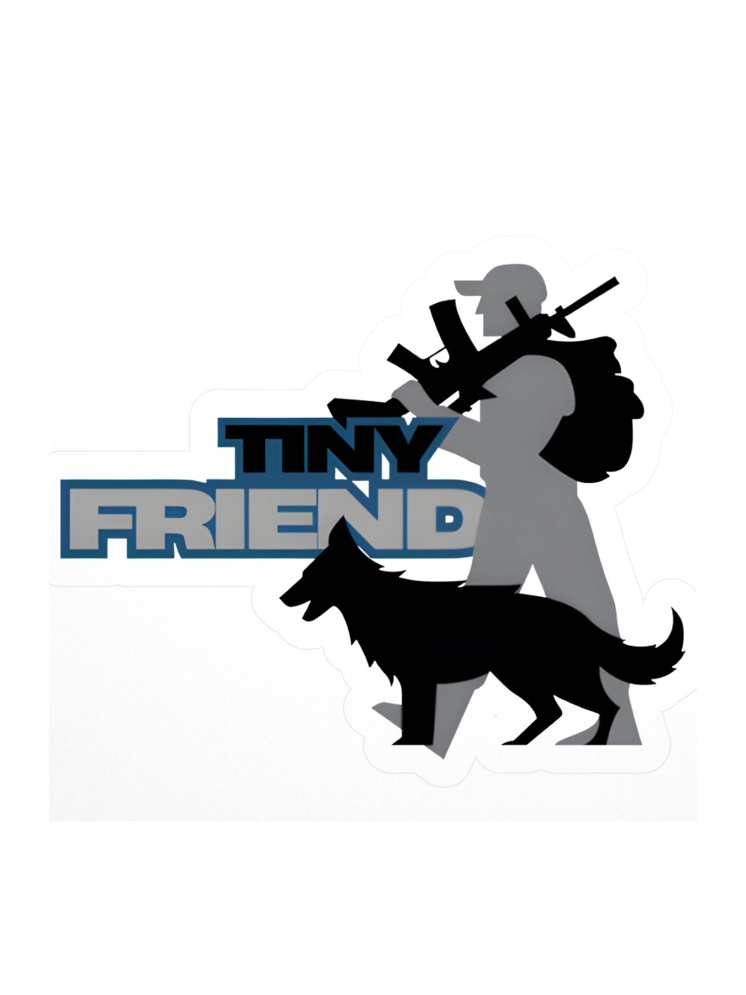 Tinyfriend Logo sticker product image (1)