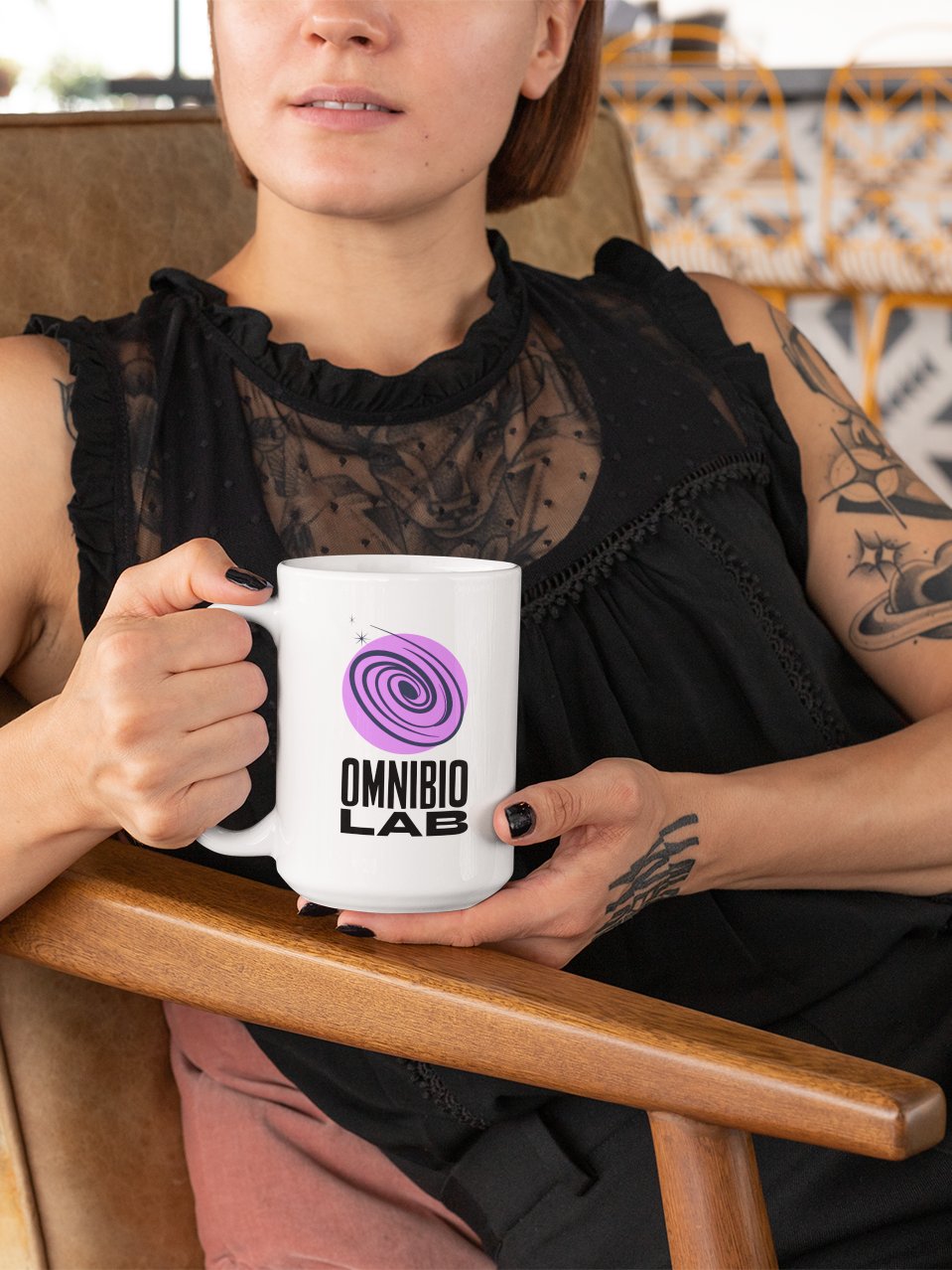 Omnibio Lab White Mug product image (1)