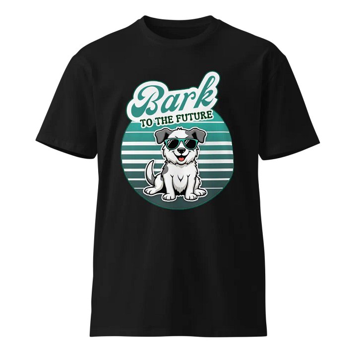 Bark to the Future Sunglasses Dog T-Shirt product image (1)