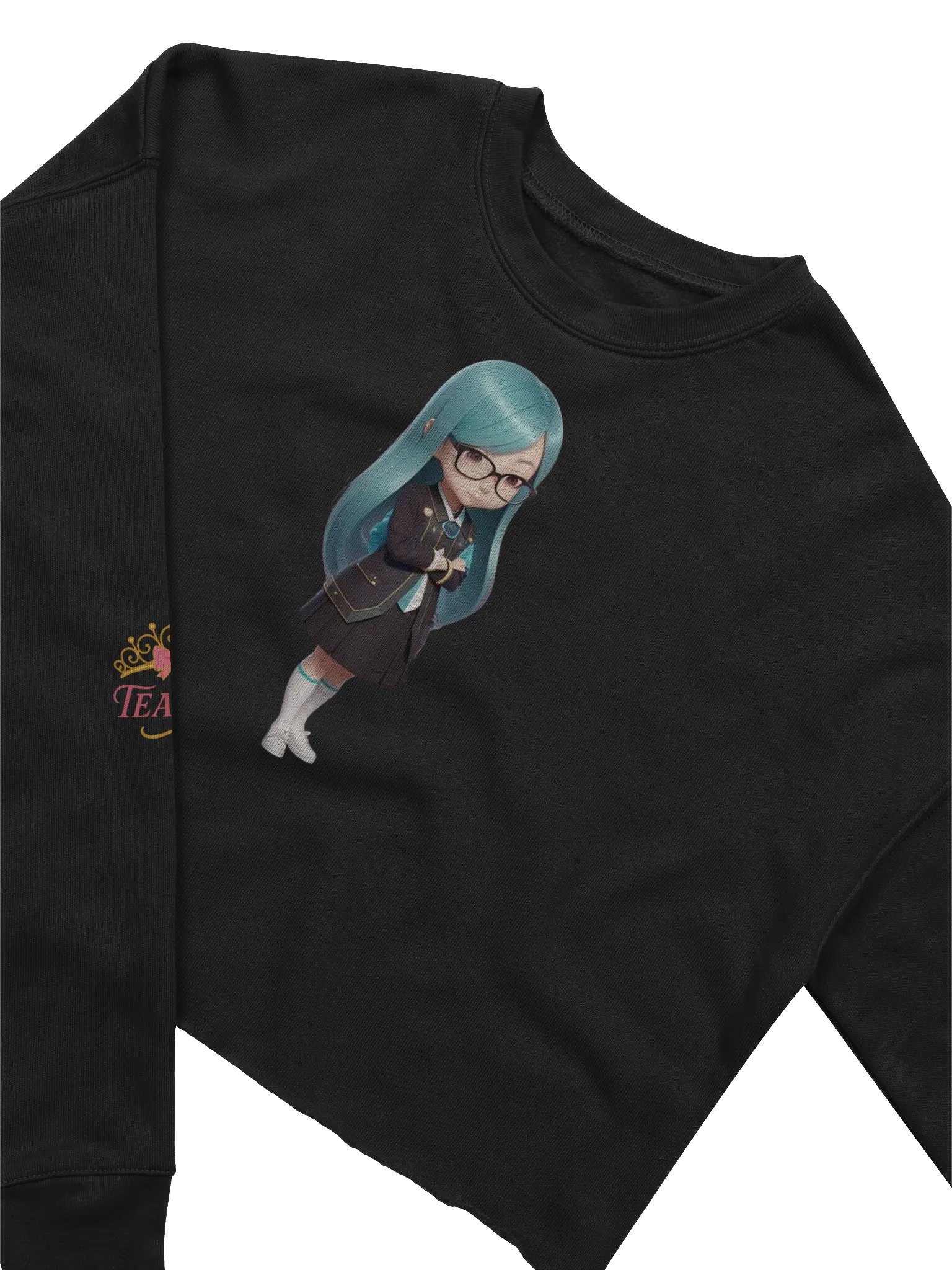(Aqua CHIBI) K Crop Sweatshirt product image (3)