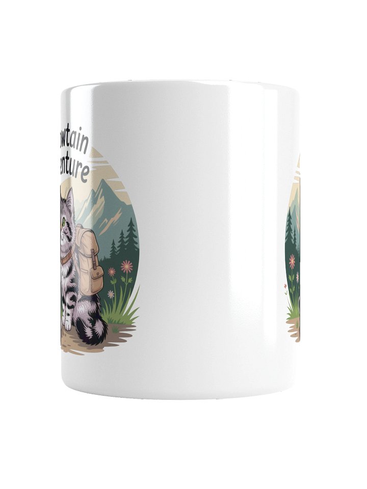 Meowtain Adventure Cat Coffee Mug – Nature Lover’s Cat Design product image (6)