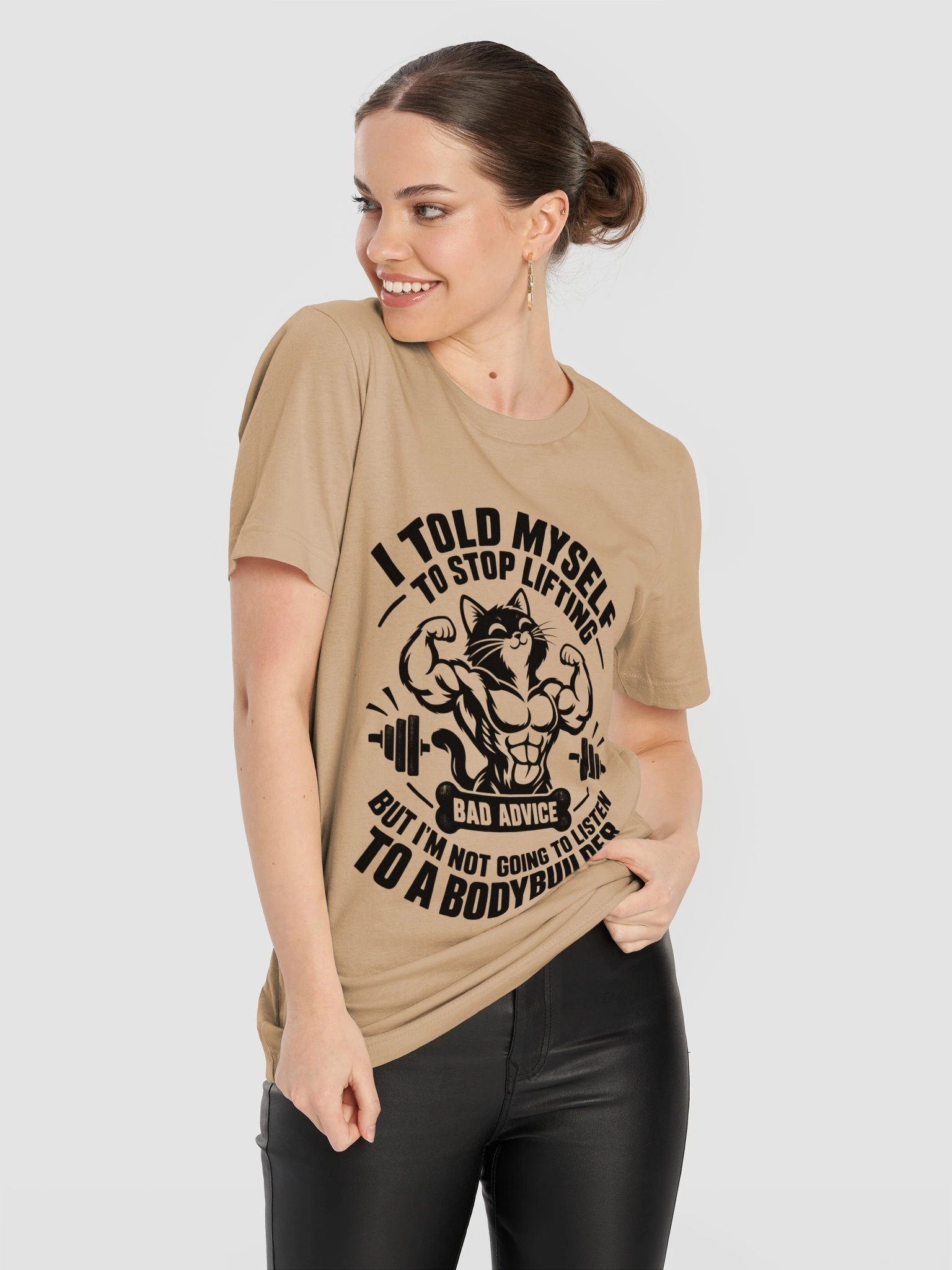Gym Logic –To Stop Lifting Funny T-Shirt (Black Ink) product image (43)