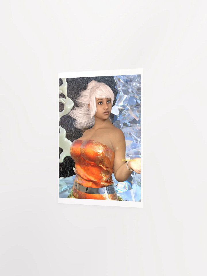Ethereal White-Haired Woman Poster product image (19)