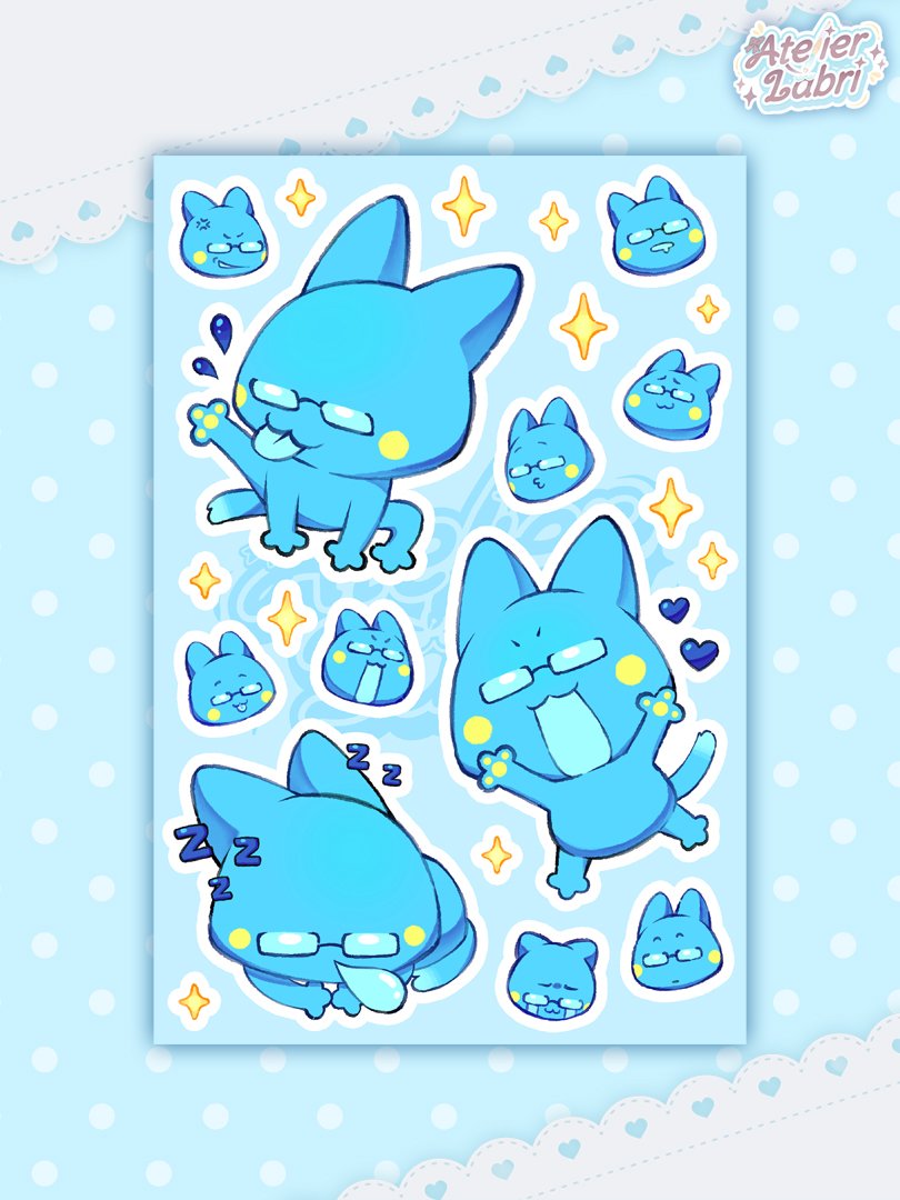 Blair Labri Meganeko Sticker Sheet product image (1)