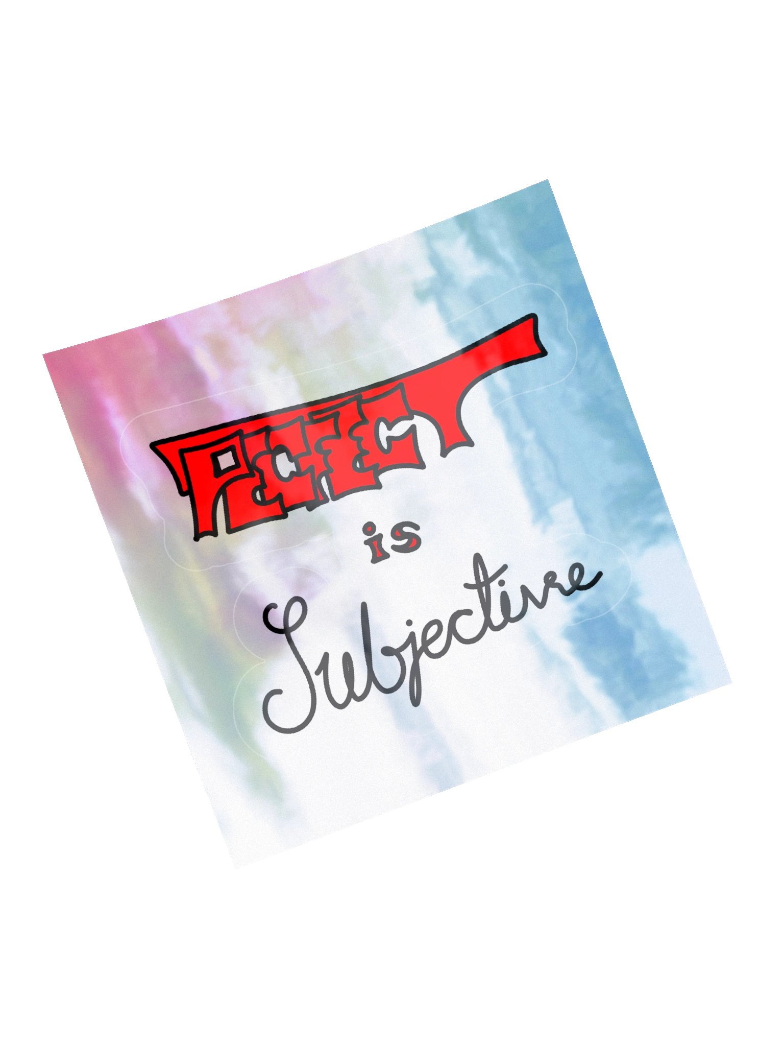 Pecfect Is Subjective Sticker product image (5)