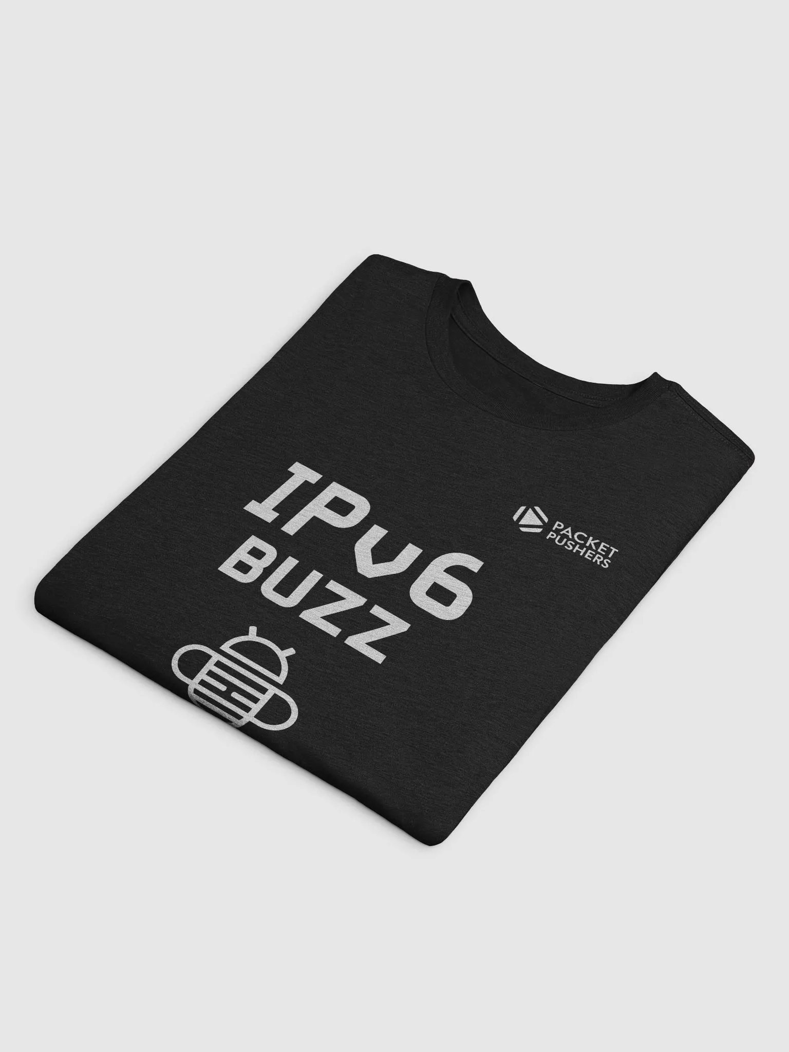 IPv6 Buzz Next Level Tee - White Logo product image (18)