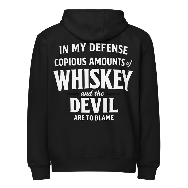 WHISKEY IS TO BLAME - PREMIUM ZipUp Hoodie product image (13)