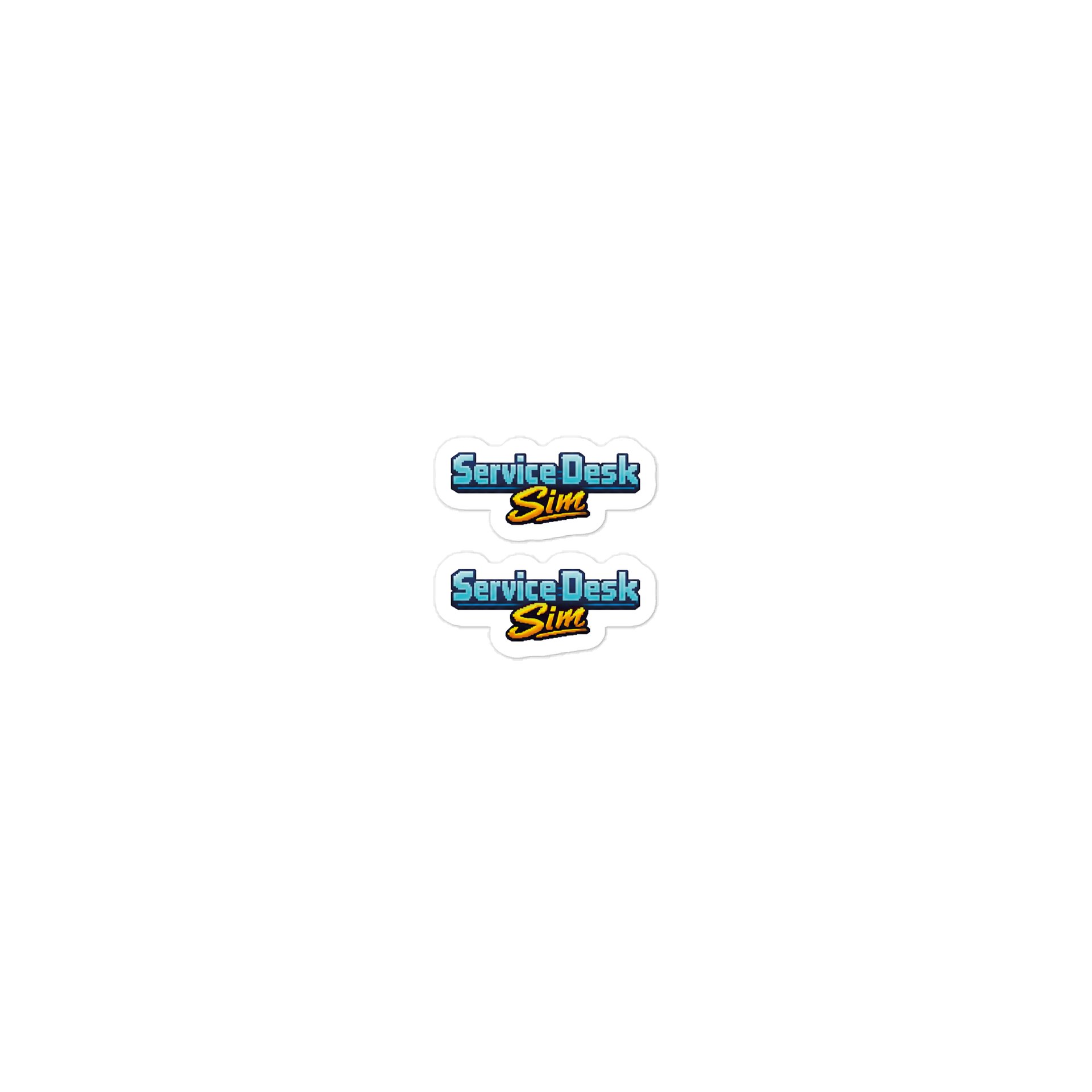 Service Desk Sim Logo Sticker Decal product image (1)