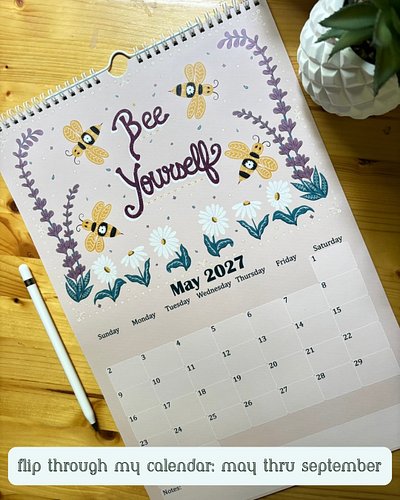 No one told me when illustrating a calendar, my number one fan would be my son. He insisted on having one of my calendars for...