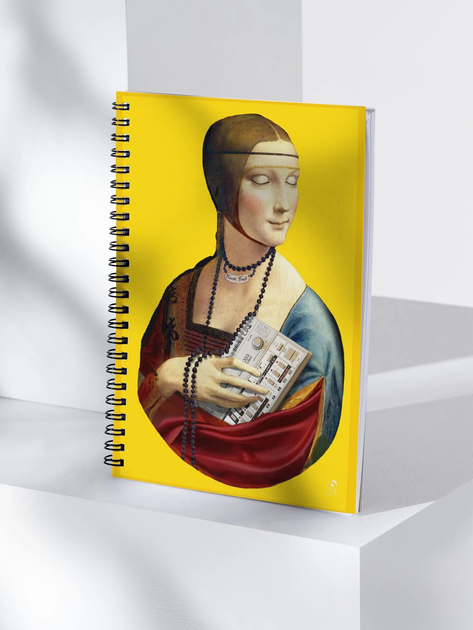 tb-3-0-3 Chill-out Lady by Frank Fonik, EDM Techno Spiral Notebook product image (3)