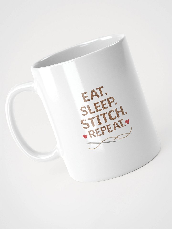 Eat. Sleep. Stitch. Repeat Mug product image (1)
