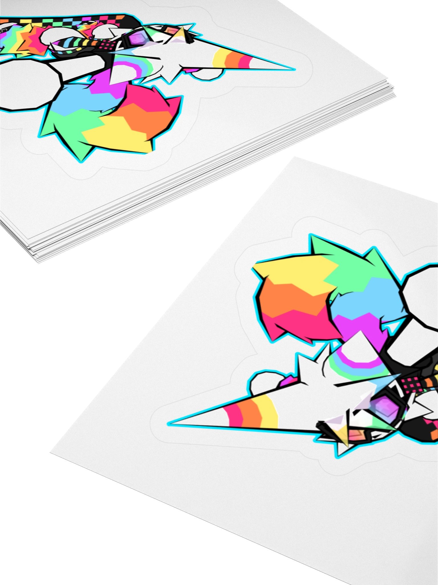 GLITTER SNOWBOARD STICKER product image (11)