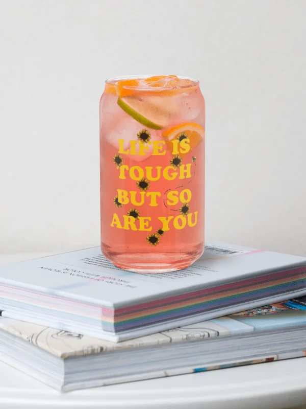 Life Is Tough Can-Shaped Glass product image (6)
