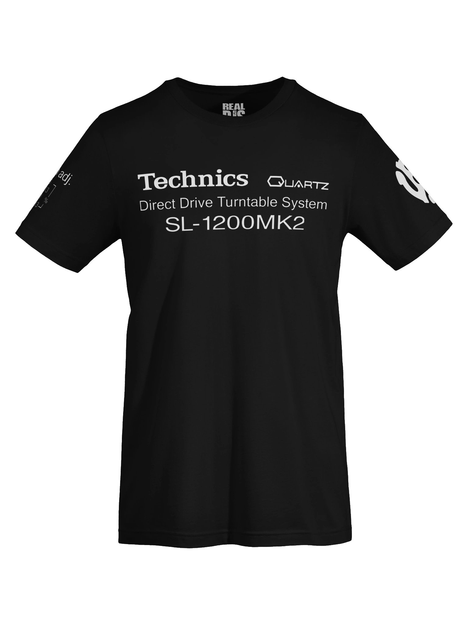 DJ Turntable T-Shirt – Technics SL-1200 Inspired DJ Apparel | White Logo DJ Shirt product image (5)