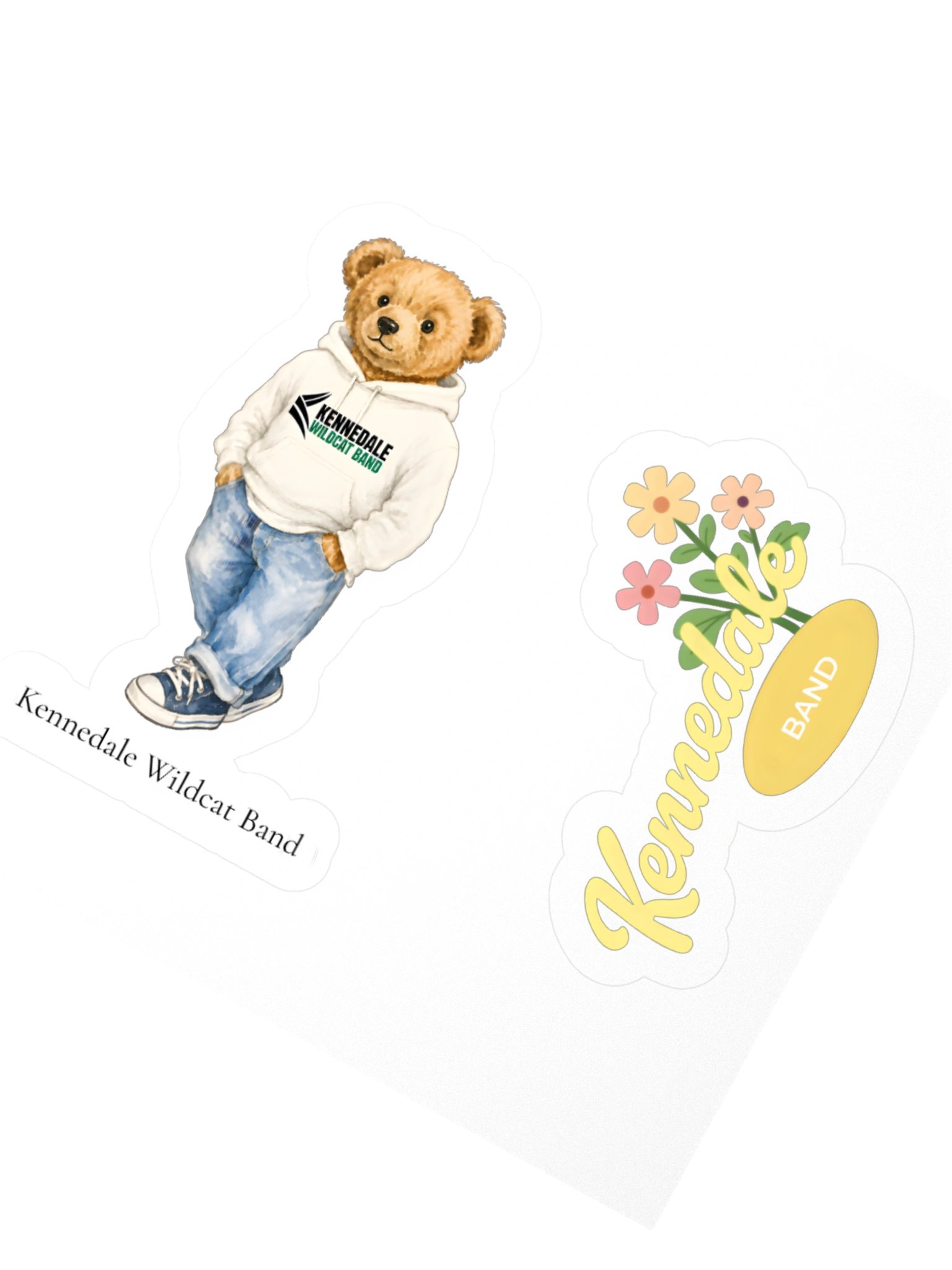 Kennedale Band Graphic Logo Sticker Sheet product image (4)