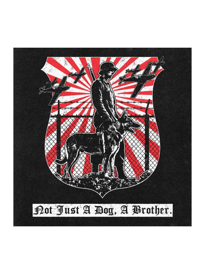 "BROTHERHOOD TO THE GRAVE" STICKER product image (2)