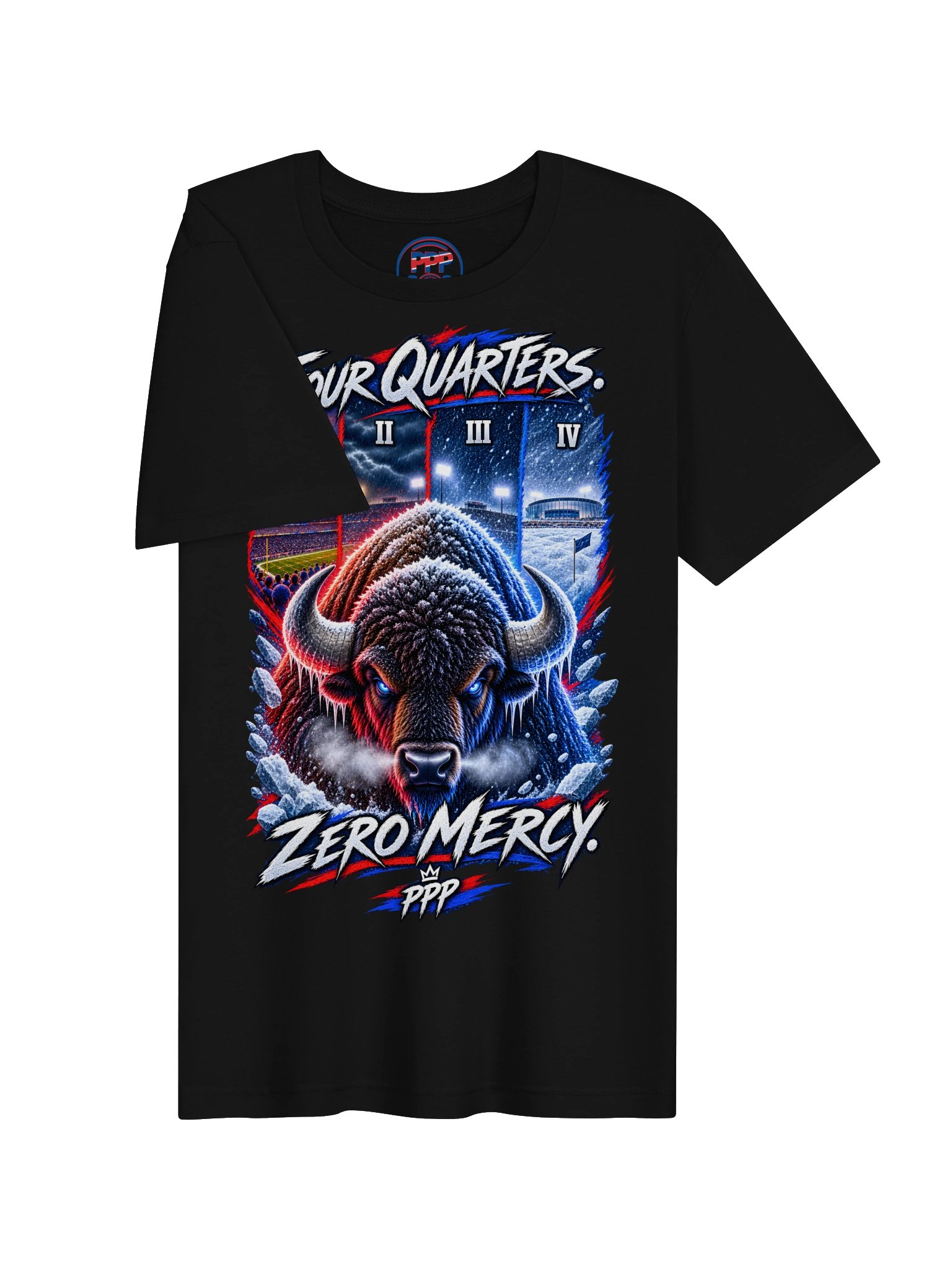 Four Quarters, Zero Mercy Buffalo Tee product image (15)