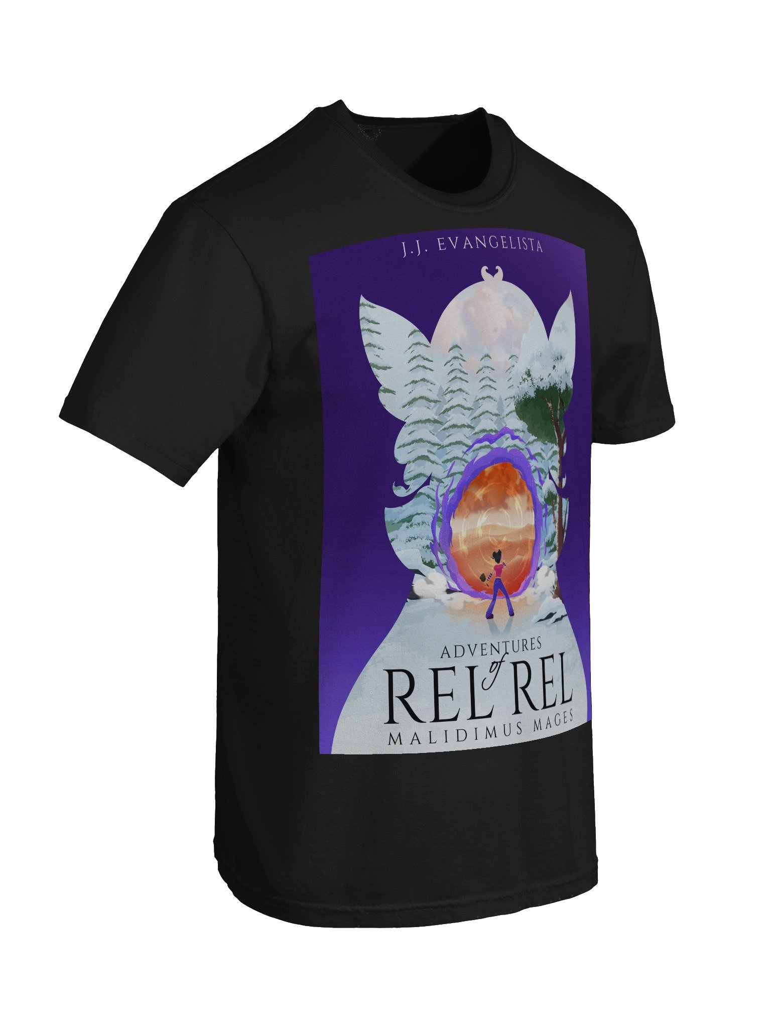 T-shirt "Adventures of Rel Rel Malidimus Mages [BOOK COVER]" product image (8)
