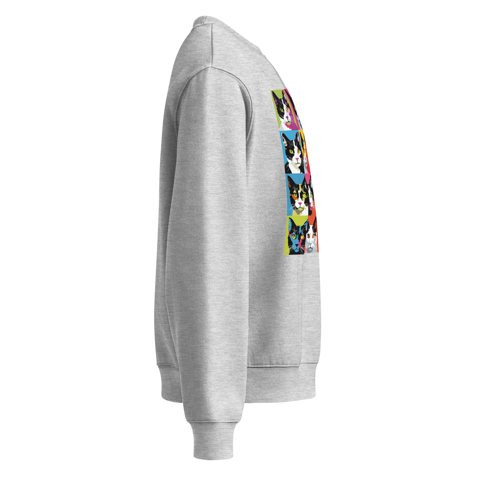 Pop Art Cats Grid Sweatshirt product image (25)