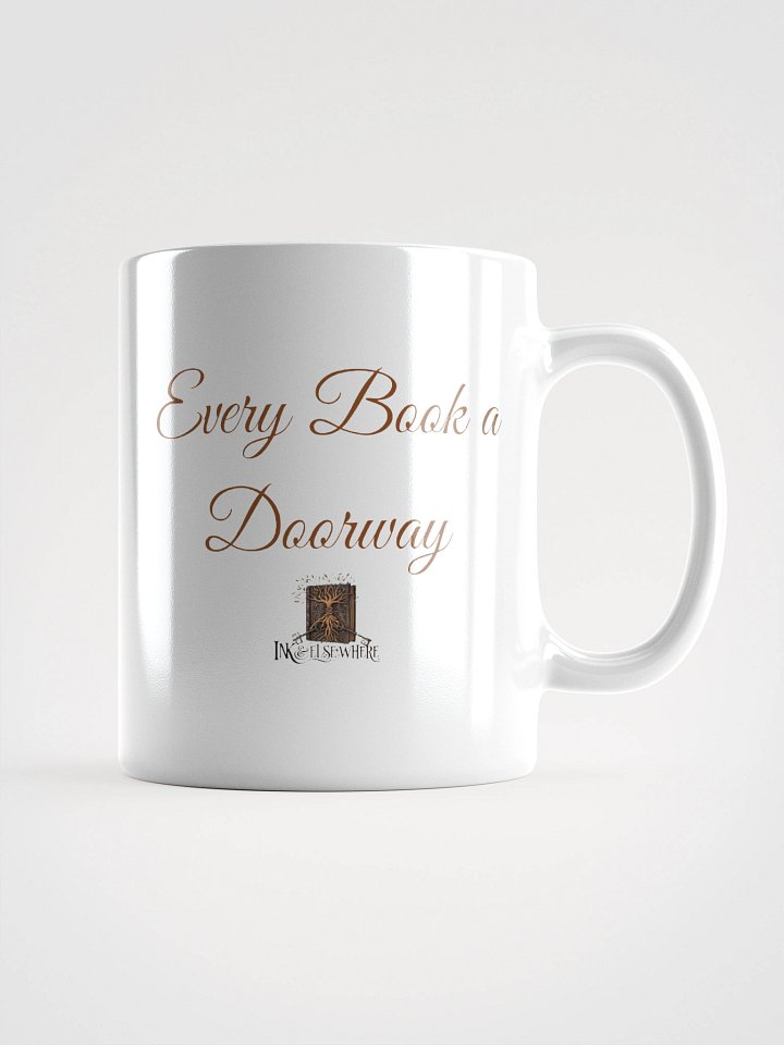 Ink and Elsewhere "Every Book a Doorway" Mug #2 – For the Reader Who Knows That Every Library Has Its Shadows product image (3)