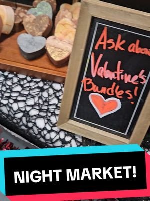 Day one of DOUBLE MARKET!  #farmersmarket  #valentinesday  #soapbop #luxeluminasoaps  #mybackhurts 