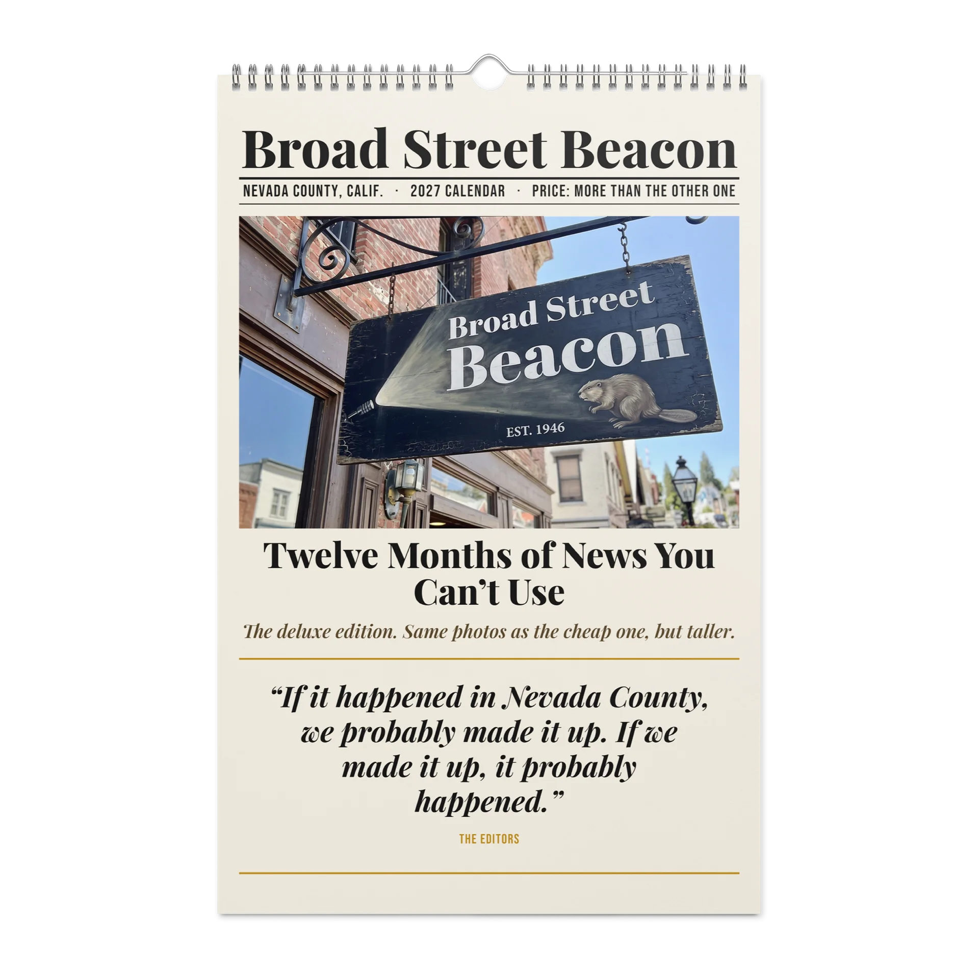 Broad Street Beacon 2027 Wall Calendar product image (3)