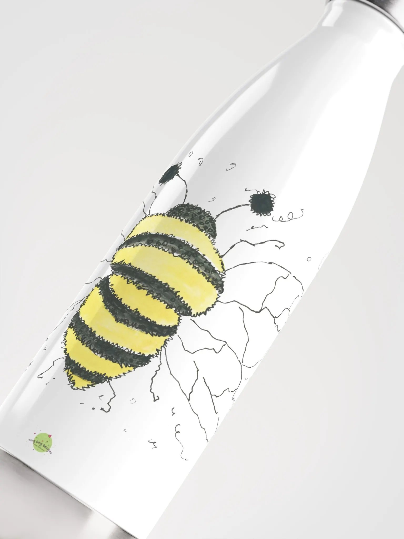 Ging Ging Bee Water Bottle product image (5)